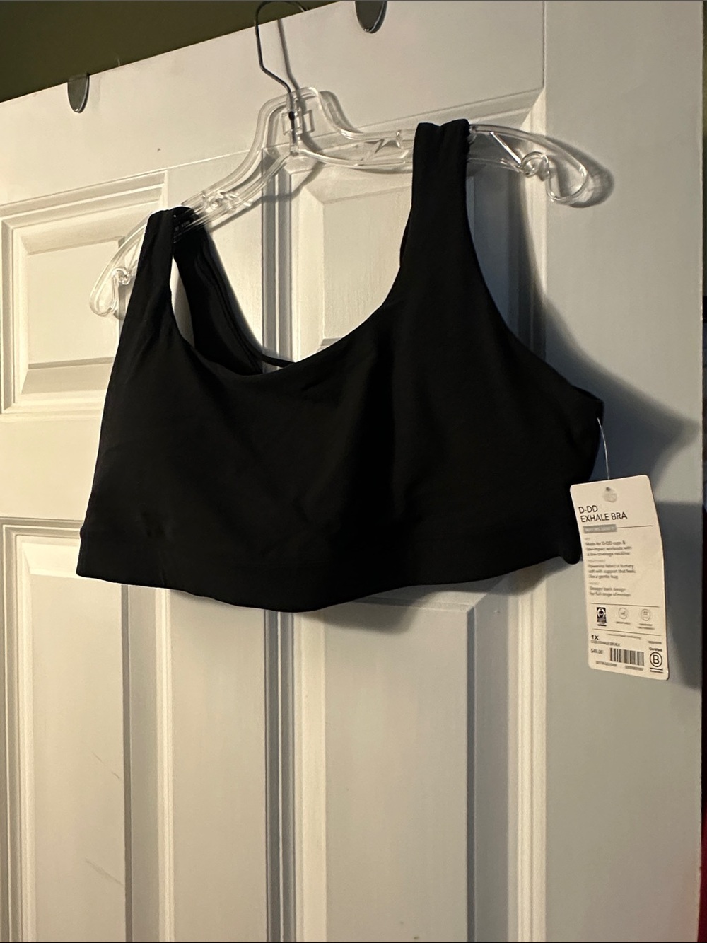 Athleta Black Exhale-style Sports Bra
